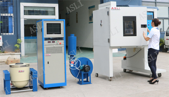 Chamber disimulasikan dengan Temperature Humidity Heating Cooling untuk dikombinasikan dengan Vibration Shock Testing
