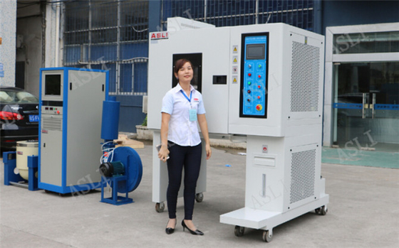 Chamber disimulasikan dengan Temperature Humidity Heating Cooling untuk dikombinasikan dengan Vibration Shock Testing