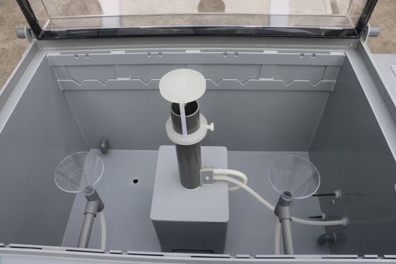 Astm B117 Otomatis Kontinuous Nozzle Dipercepat Penuaan Mesin Uji Semprotan Garam Laut Garam Kabut Korosi Resistensi Tester
