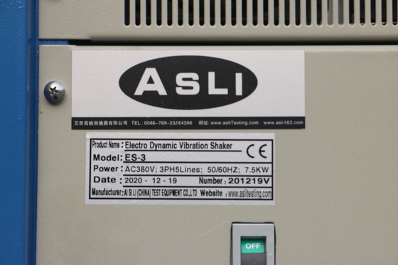 Sistem Uji Getaran 6000N, Pengocok Elektrodinamik 1.6m / S.