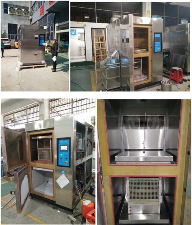 3 Zona Thermal Shock Test Chamber Untuk Semikonduktor 0